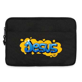 Jesus saves - Laptoptasche 13" - Schwarz - Vorne