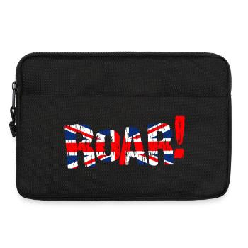 ROAR UK Flagge des Vereinigten Königreichs - Laptoptasche 13" - Schwarz - Vorne