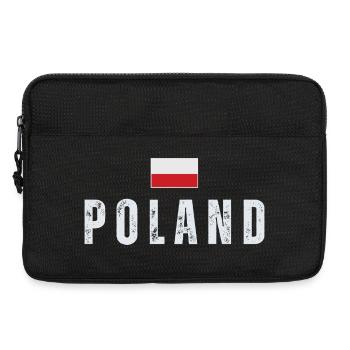 Polish pride, Polish flag - Laptop bag 13" - black - Front