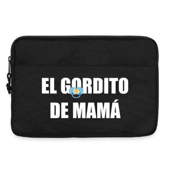 Mamas Molliger in WEISS - Laptoptasche 13" - Schwarz - Vorne