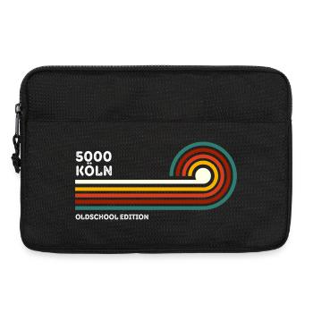 Cologne Chemise Rétro Oldschool 5000 Code Postal Souvenir - Sacoche pour ordinateur portable 13 pouces - noir - Devant