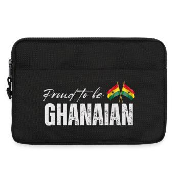 La fierté ghanéenne, made in Ghana - Sacoche pour ordinateur portable 13 pouces - noir - Devant