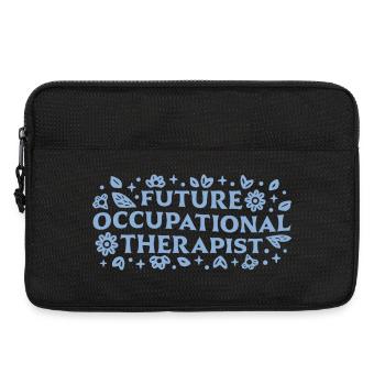 Zukünftige Ergotherapeutin oder studentische Ästhetik - Laptoptasche 13" - Schwarz - Vorne