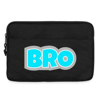 BRO - das Statement für echte Freundschaft-Vibes. - Laptoptasche 13" - Schwarz - Vorne