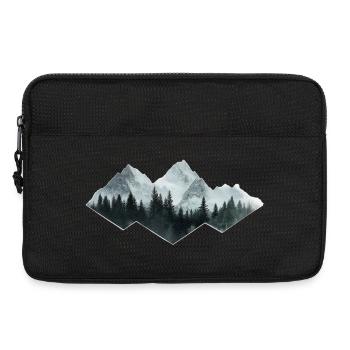 Wald Berge - Laptoptasche 13" - Schwarz - Vorne