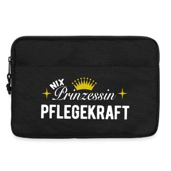 Nix Prinzessin - Pflegekraft - Geschenk - Laptoptasche 13" - Schwarz - Vorne