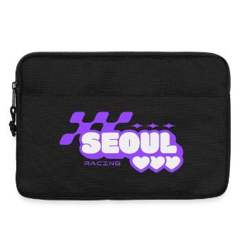 Seoul Racing Violet Rétro - Sacoche pour ordinateur portable 13 pouces - noir - Devant