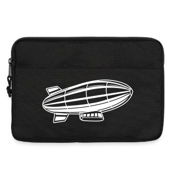 Airship Silhouette Zeppelin - Laptop bag 13" - black - Front