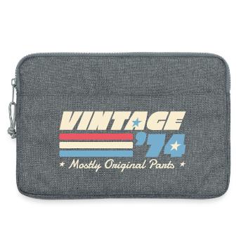 Vintage 74 Pièces originales - Sacoche pour ordinateur portable 13 pouces - gris chiné - Devant