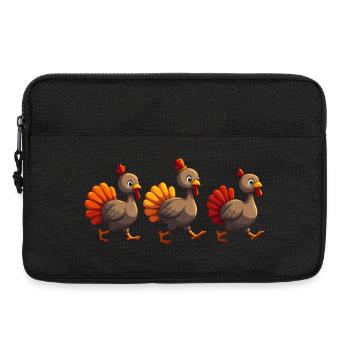 Bébé dinde de Thanksgiving - Sacoche pour ordinateur portable 13 pouces - noir - Devant