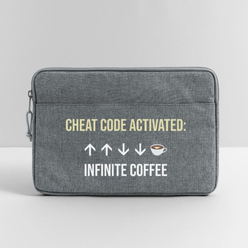 Infinite Coffee Active Cheat Code Laptop bag 13"
