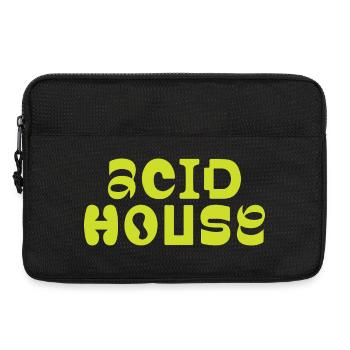 Acid House Musik-Logo-Design - Laptoptasche 13" - Schwarz - Vorne
