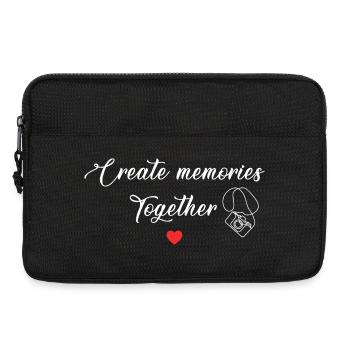 Gemeinsam Erinnerungen schaffen Gemeinsame Momente Familie - Laptoptasche 13" - Schwarz - Vorne