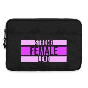 Strong Female Lead Feminismus Empowerment Frauen - Laptoptasche 13" - Schwarz - Vorne