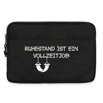 Retirement is a full-time job - Laptop bag 13" - black - Front