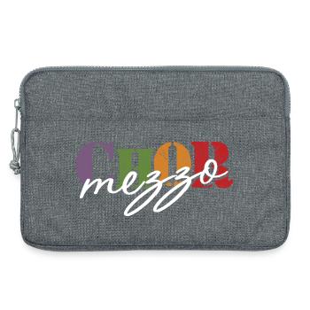 Chor Mezzosopran - Laptoptasche 13" - Grau meliert - Vorne