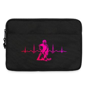 Einfach Floorball zeitloses Design - Laptoptasche 13" - Schwarz - Vorne