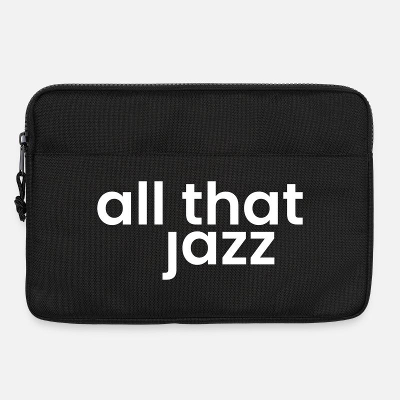 Jazzphrase fette Typografie - Laptoptasche 13" - Schwarz