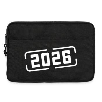 Timbre 2026 - Sacoche pour ordinateur portable 13 pouces - noir - Devant