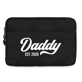 Daddy Est. 2026 - Laptop bag 13" - black - Front
