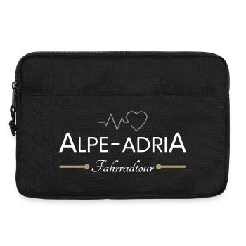 Alpe Adria Fahrradtour - Laptoptasche 13" - Schwarz - Vorne