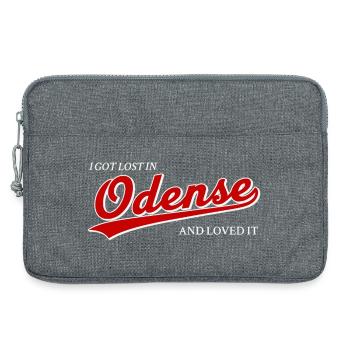 Je me suis perdu à Odense et j’ai adoré - Voyage au Danemark - Sacoche pour ordinateur portable 13 pouces - gris chiné - Devant