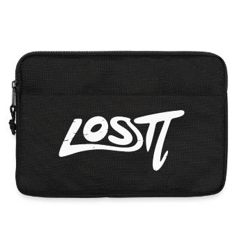 Lost Graffiti Wordmark - Laptop bag 13" - black - Front