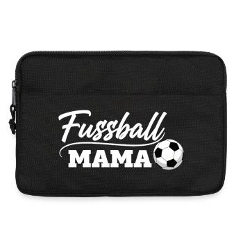 Fière maman de football – Sport & Passion - Sacoche pour ordinateur portable 13 pouces - noir - Devant