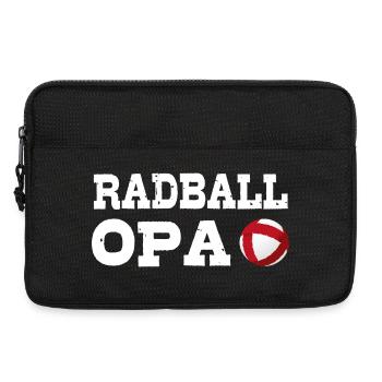 Radball, OPA, Radballer, Hallenradsport - Laptoptasche 13" - Schwarz - Vorne