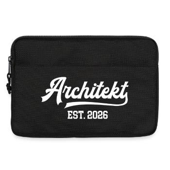 Architekt 2026 Architektur Studium Architekten - Laptoptasche 13" - Schwarz - Vorne