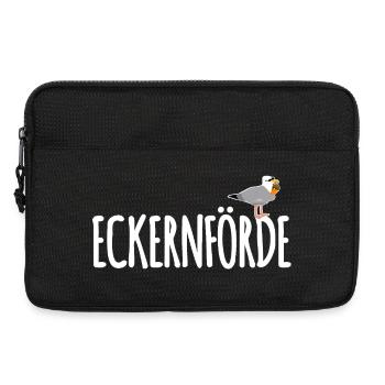 Eckernförde Möwe Ostsee - Laptoptasche 13" - Schwarz - Vorne