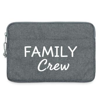 Family Crew Famille Unité Déclaration Familie - Sacoche pour ordinateur portable 13 pouces - gris chiné - Devant