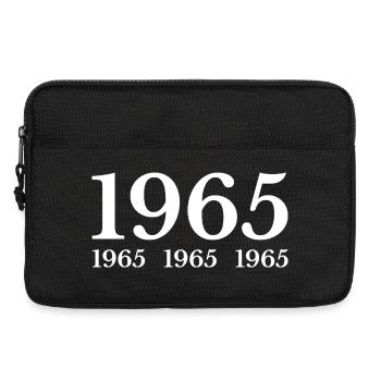 1965 - Sacoche pour ordinateur portable 13 pouces - noir - Devant