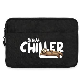 Sloth Serial Chiller – Funny Sloth Tee - Laptop bag 13" - black - Front
