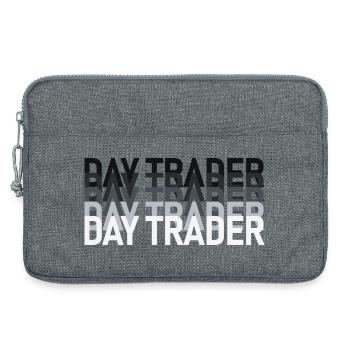 Day Trader Marché boursier Trader boursier - Sacoche pour ordinateur portable 13 pouces - gris chiné - Devant