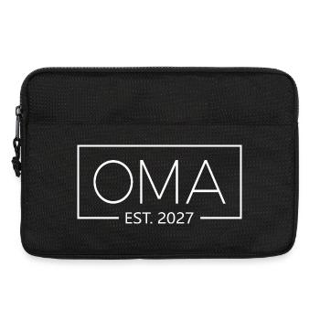 Grandma est. 2027 Grandma-to-be 2027 - Laptop bag 13" - black - Front