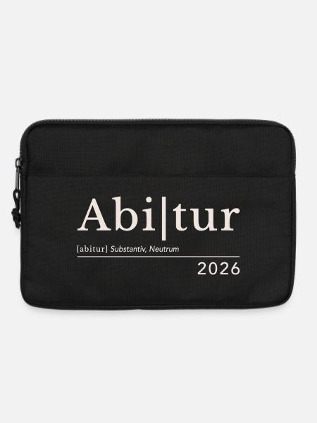 Abitur 2026 - Laptoptasche 13" - Schwarz