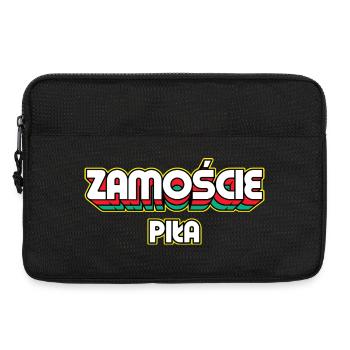 Zamość Piła. Nom du district rétro - Sacoche pour ordinateur portable 13 pouces - noir - Devant