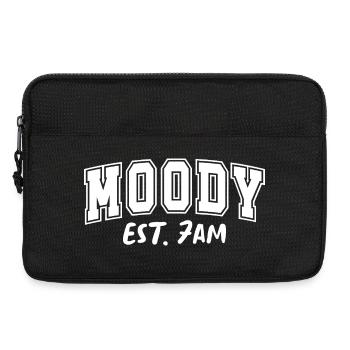 Moody Morning Est. 7AM Launisch - Laptop bag 13" - black - Front