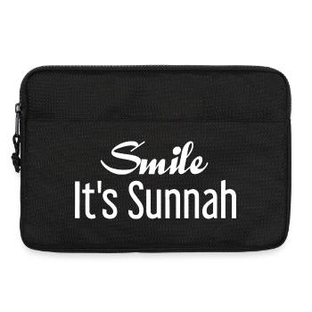 Smile it's sunnah - Laptop bag 13" - black - Front