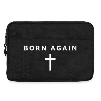 Wiedergeborener minimalistischer Glaube an Jesus,  - Laptoptasche 13" - Schwarz - Vorne