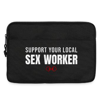 Unterstützen Sie Ihre örtliche Sexarbeiterin – Sexarbeiter-Rechte - Laptoptasche 13" - Schwarz - Vorne