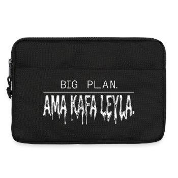 BIG PLAN. AMA KAFA LEYLA. - Turkish - Laptop bag 13" - black - Front