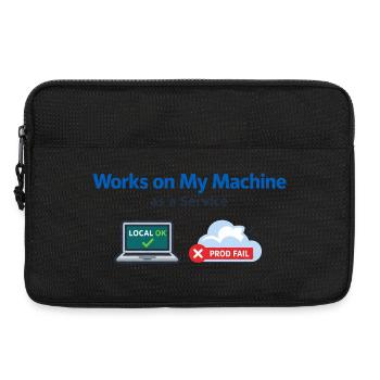 Local OK, Prod Fail DevOps Meme - Laptoptasche 13" - Schwarz - Vorne