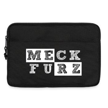 MeckFurz Geometrische Collage Merz muss weg - Laptoptasche 13" - Schwarz - Vorne