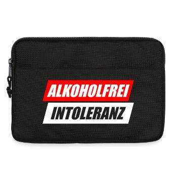 Alkoholfrei Intoleranz Biertrinker Bierliebhaber - Laptoptasche 13" - Schwarz - Vorne