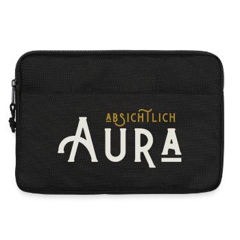 Absichtlich Aura - Laptoptasche 13" - Schwarz - Vorne