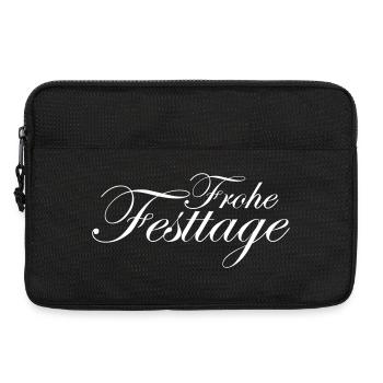 Frohe Festtage - Laptoptasche 13" - Schwarz - Vorne