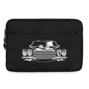 muscle car v8 voiture icône logo utilisé look bigblock - Sacoche pour ordinateur portable 13 pouces - noir - Devant