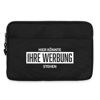 Hier könnte ihre Werbung stehen - Laptoptasche 13" - Schwarz - Vorne